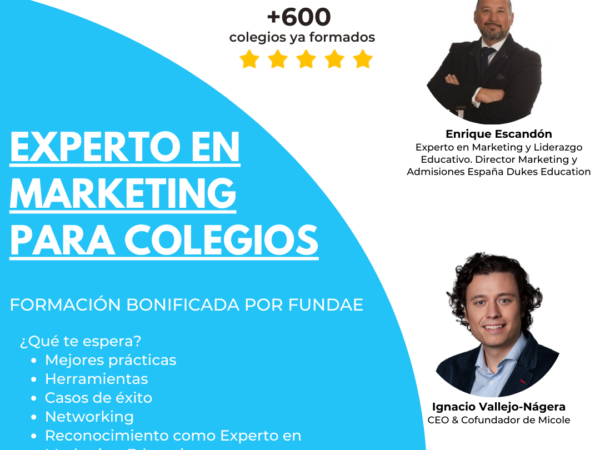 Formación Marketing para colegios