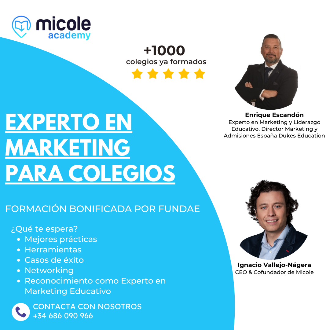 Formación Marketing para colegios