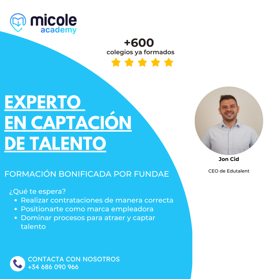 Formación Captación de talento para colegios