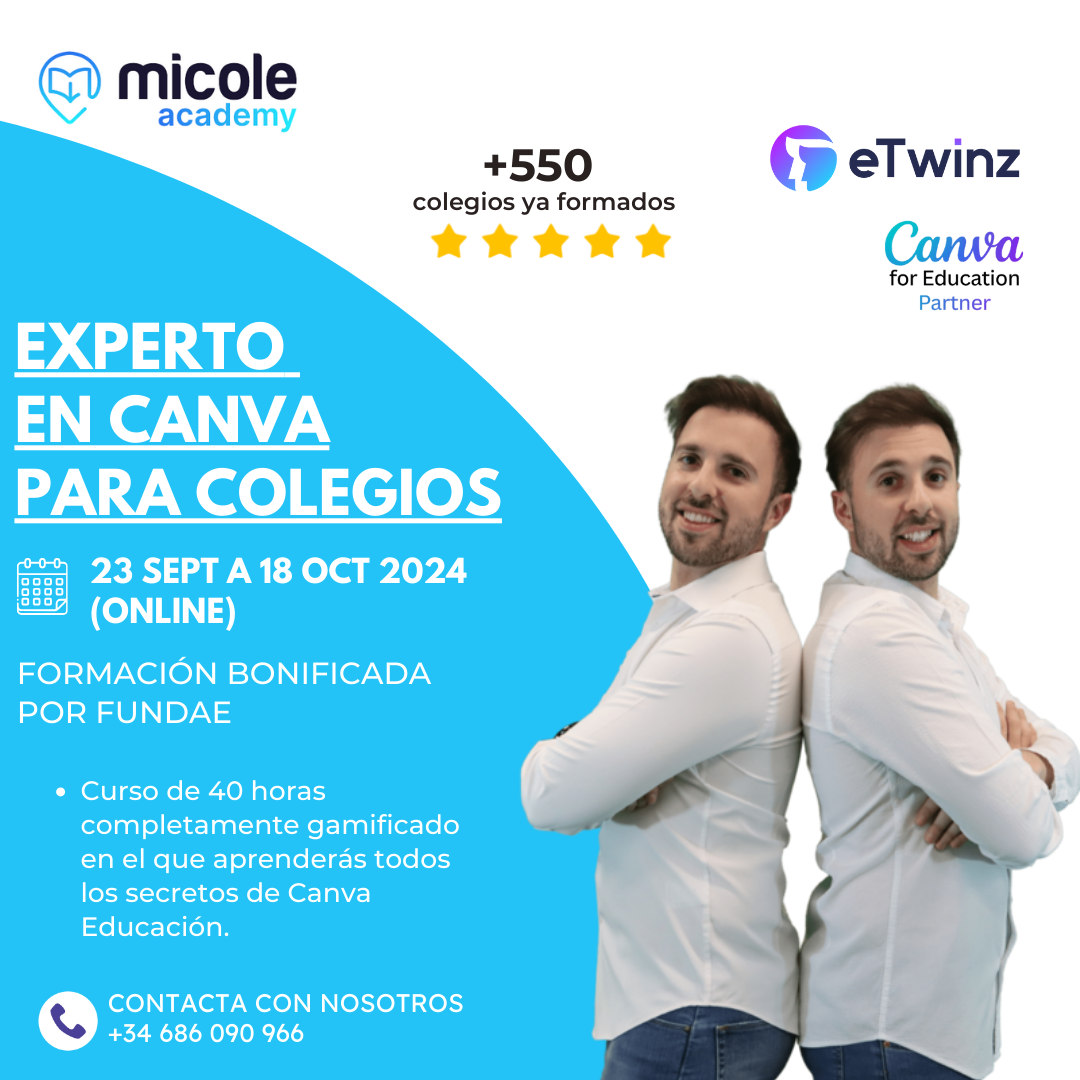 Experto en CANVA para colegios