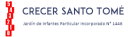 Logo de Guardería  Part. Inc. Nro 1446 Crecer Santo Tome