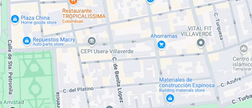 Localización del centro