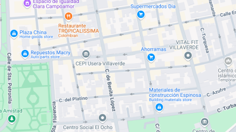 Localización del centro