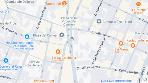 Localización del centro