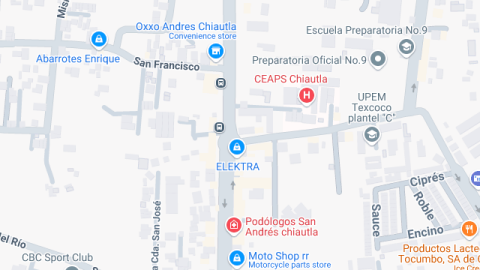 Localización del centro