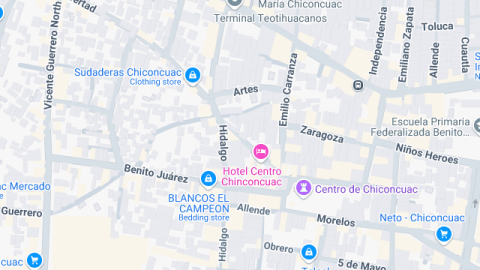 Localización del centro