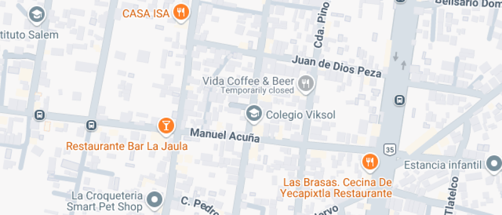 Localización del centro