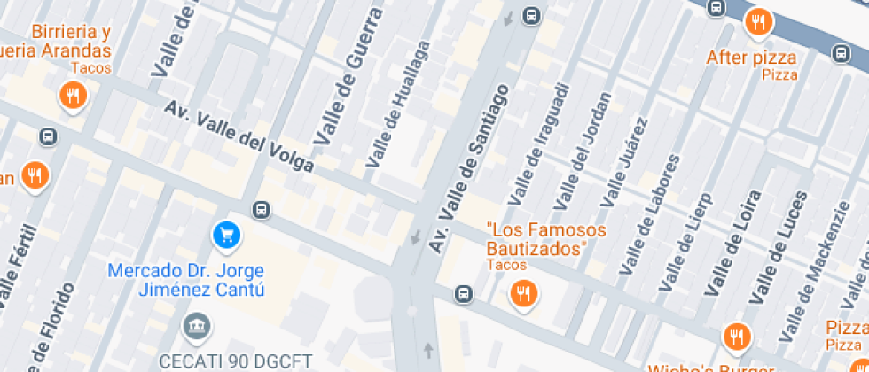 Localización del centro