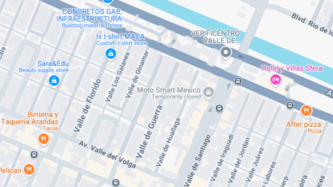 Localización del centro