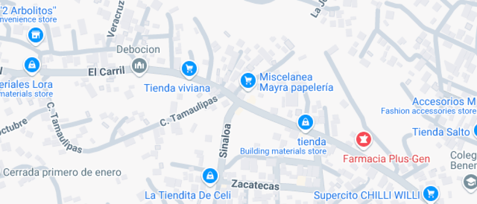 Localización del centro