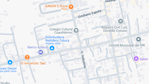 Localización del centro