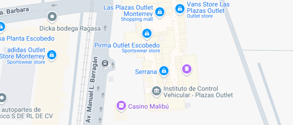 Localización del centro