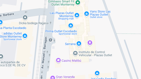 Localización del centro