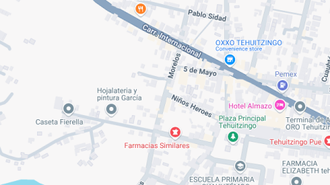 Localización del centro