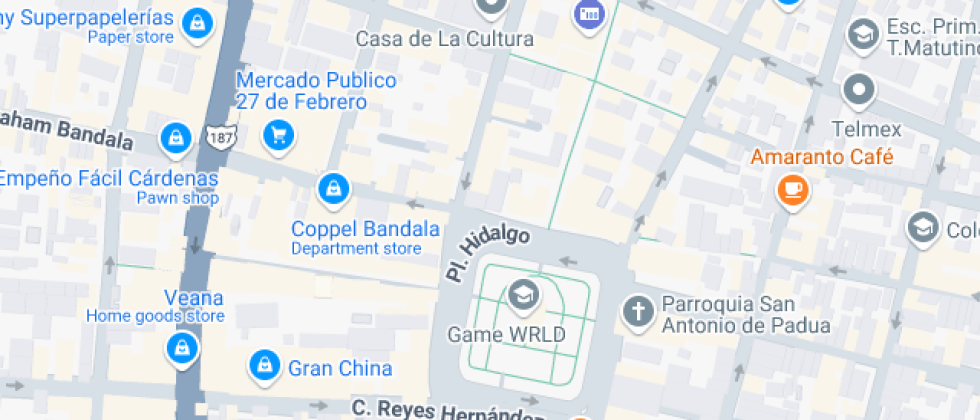 Localización del centro