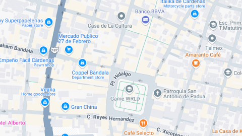 Localización del centro