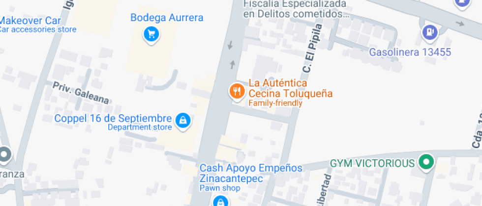 Localización del centro