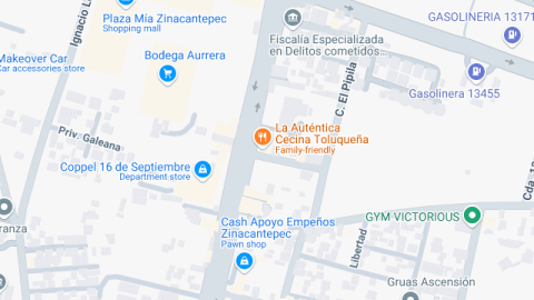 Localización del centro