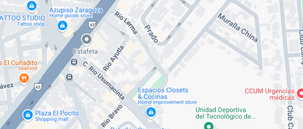 Localización del centro