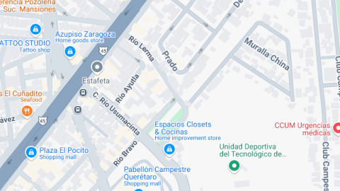 Localización del centro