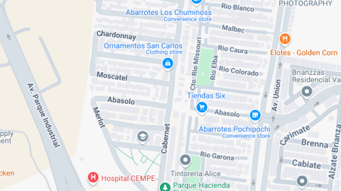 Localización del centro