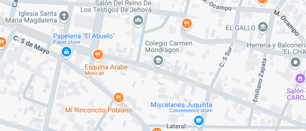 Localización del centro