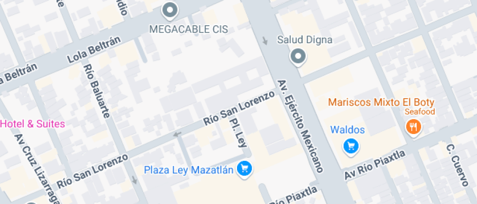 Localización del centro