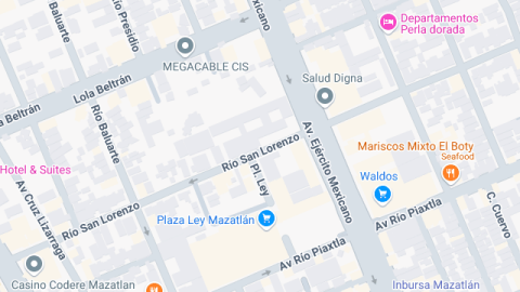 Localización del centro