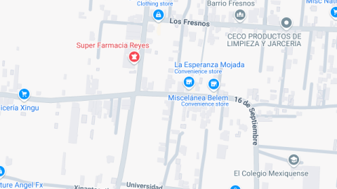 Localización del centro