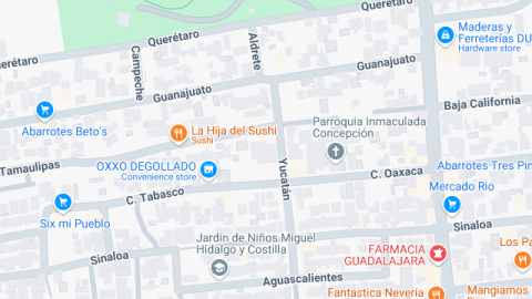 Localización del centro