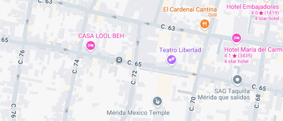 Localización del centro