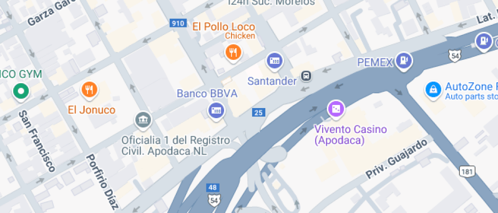 Localización del centro