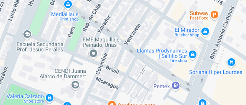 Localización del centro