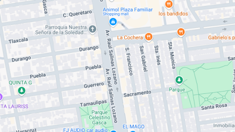 Localización del centro