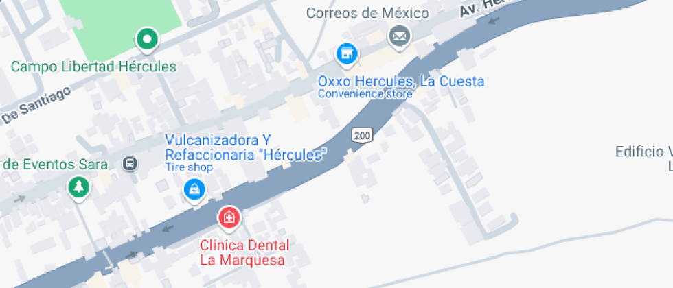 Localización del centro