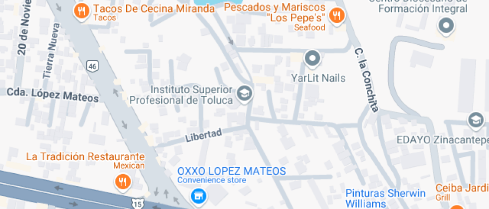 Localización del centro