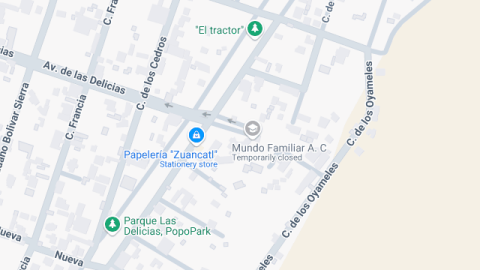 Localización del centro