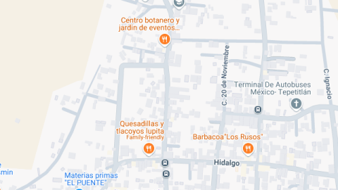 Localización del centro