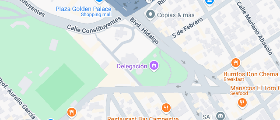 Localización del centro