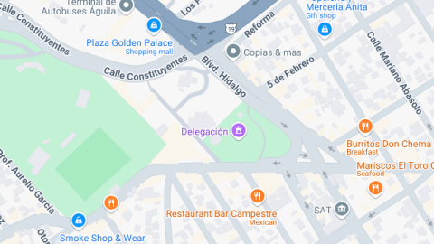 Localización del centro