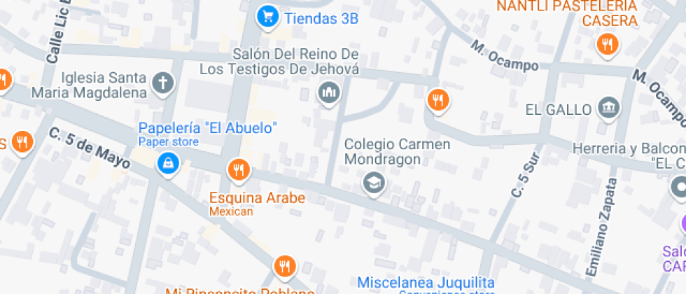 Localización del centro