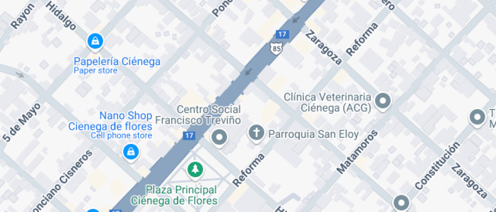 Localización del centro