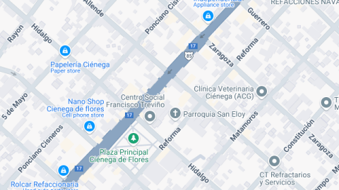 Localización del centro