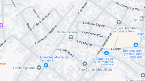 Localización del centro