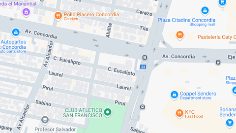 Localización del centro