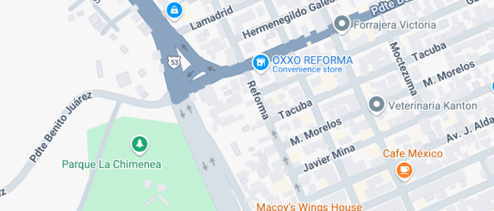 Localización del centro