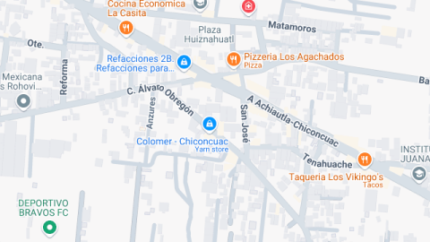 Localización del centro