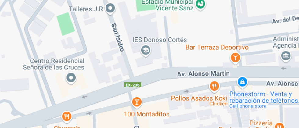 Localización del centro