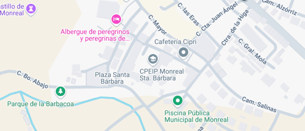 Localización del centro