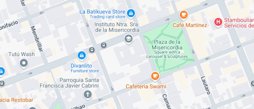 Localización del centro